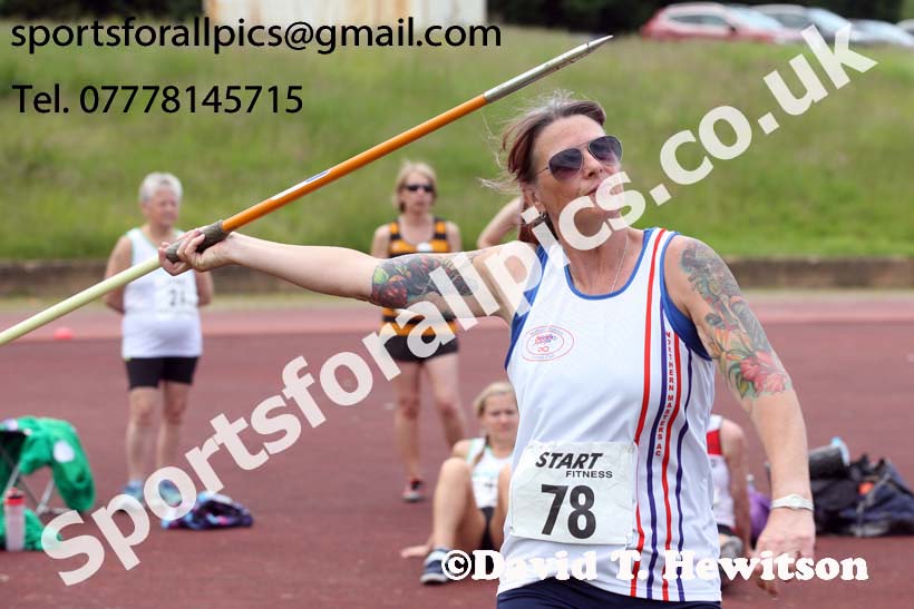 Womens javelin, 2019 NEMA Track and Field Champs, Monkton. Photo:  David T. Hewitson/Sports for All Pics